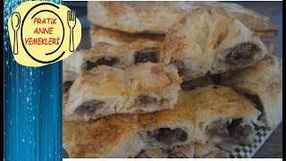 Baklava Yufkası ile Kıymalı Börek Pratik Sarıyer Böreği [upl. by Maurice]