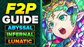 Sothis ABYSSAL Infernal Lunatic F2P No SI amp No Seals Guide  Fire Emblem Heroes FEH [upl. by Atinat]