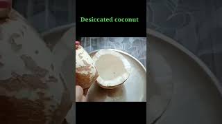 Desiccated coconut  ओल्या नारळा पासुन डेसिकेटेड कोकोनटshort2022 [upl. by Chadwick]