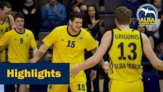 Highlights Grigonis schießt ALBA zum TOP FOUR [upl. by Ettenuj]