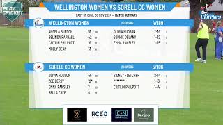 Wellington Women v Sorell CC Women [upl. by Zulaledairam]