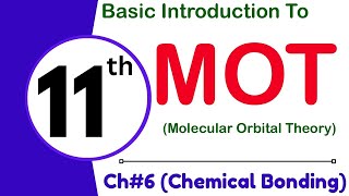 Molecular orbital Theory  MOT  Basic introduction  11th class chemistry  chno6 [upl. by Avir]