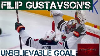 Gustavsons Goalie Goal SHOCKS the World crashthenet0073 [upl. by Okkin275]