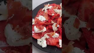 SALADE TOMATE FRAISES ET BURRATA [upl. by Hayley]