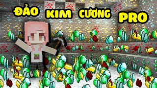 HEBI THỬ THÁCH ĐỘT NHẬP VÀO HANG KIM CƯƠNG CỦA PRO TRONG MINECRAFTHEBI GIẢI CỨU BÉ CÁO THÚ CƯNG [upl. by Ambrogino444]