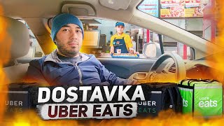 AMERIKADA UBER EATS DOSTAVKA bugunamerikada ubereats usa [upl. by Drarrej]