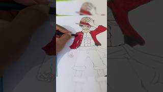 STUNNING STAW HEART LUFFY DRAWING AND COLORING TUTORIALS [upl. by Naud]