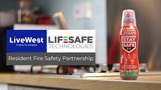 LifeSafe Technologies  LiveWest  Resident Fire Safety Partnership [upl. by Royd]