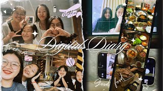 Digital diary  ep 1 food eats hanging with friends [upl. by Verlie709]