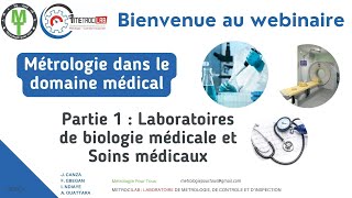 WEBINAIRE METROLOGIE MEDICALE [upl. by Anwahsiek]