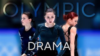 Olimpic Drama 2022  Kamila Valieva Alexandra Trusova Anna Shcherbakova [upl. by Nnailuj268]