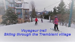 Tremblant best trail through the village  Voyageur [upl. by Nirrak]