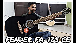 FENDER FA125 CE WALNUT FRETBOARD  BEST GUITAR FOR BEGINNERS amp FOR LIVE SHOWS  UNBOXING  20000 [upl. by Huskey782]