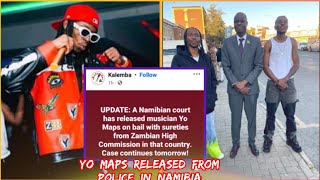 Yo Maps RELEASED from police custody in Namibia on bail [upl. by Hepsoj]