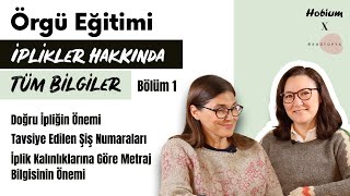 Örgü Eğitimi  Bölüm 1 İplikleri Tanıyalım  İplikler Hakkında Tüm Bilgiler [upl. by Bobby241]