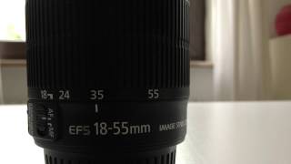 Canon EFS 1855mm EW63C [upl. by Llebasi]