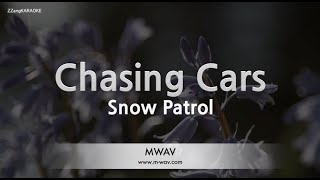 Snow PatrolChasing Cars Karaoke Version [upl. by Llenrac27]