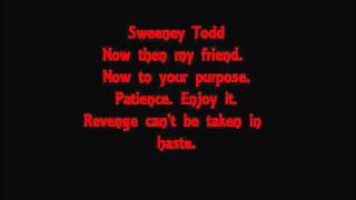 Pretty Women Sweeney Todd Lyrics [upl. by Lubow618]