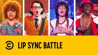 The Stranger Things Cast Crushing Their Performances  Lip Sync Battle [upl. by Assereht]