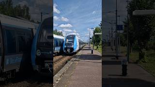 Transilien H Double Z50000 IDFM mission APOROPOC en Gare de Pierrelaye transilien shortsvideo [upl. by Danielle]