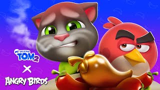 Can Tom Handle the Heat 🌶️🔥 AngryBirds X My Talking Tom 2 [upl. by Eelahs771]