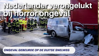 Nederlander verongelukt bij ongeval in Duitsland [upl. by Etteuqaj]