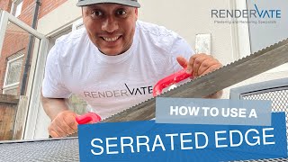 GET FLAT WALLS  how to use a serrated edge [upl. by Eillom]