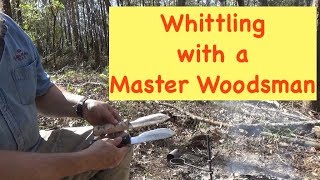 Camp Whittling with the WC Knives Master Woodsman [upl. by Luttrell525]