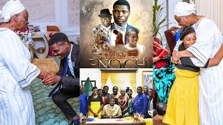 See Beautiful Moments Enoch Movie Crew Meet Pastor Adeboye Wife [upl. by Jopa]