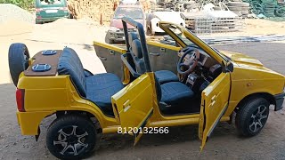 Maruti 800 sports car modified wasim creation [upl. by Matti433]