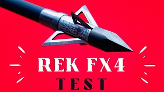 REK FX4 100 gr Broadhead Test One of the Best of 2022 [upl. by Robbyn207]