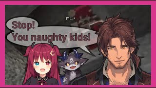 Subbed Two demon kids break into a boomers house  Roa meets Belmond Banderas NIJISANJI VTUBERS [upl. by Thay]