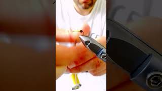 BEE Futsu Kebari  Tenkara Fly Tying Video flyfishing tenkara flytying flytyingforbeginners [upl. by Jemine]