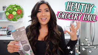 healthy foods to lose weight grocery haul Vlogmas Day 16 [upl. by Olav]