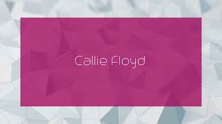 Callie Floyd  appearance [upl. by Gabriella]