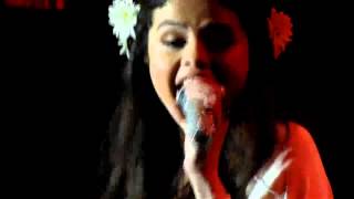 Selena Gomez sings quotLove you like a love songquot LIVE  Best Buy Theater NYC [upl. by Ennair]