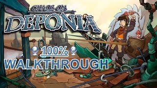 Chaos on Deponia Platinum Walkthrough  Trophy amp Achievement Guide [upl. by Abih296]