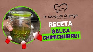 Salsa Chimichurri Receta rápida y deliciosa [upl. by Levin827]