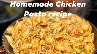 Easy Homemade Chicken Pasta Recipe  হোম স্টাইল চিকেন পাস্তা [upl. by Saundra20]