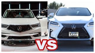 Acura MDX vs Lexus RX 350l 2019 Head to Head Review [upl. by Hcardahs]