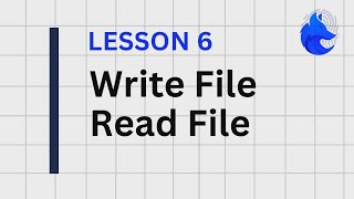 Lesson 6 WriteRead File  GenLogin Automation Academy [upl. by Lebbie]