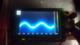 Audio Spectrogram Waterfall with FM Audio Demo 1 STM32F746 [upl. by Jaqitsch]