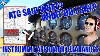 Instrument Approach Clearances with ATC Communications  Pro Pilot  Air Traffic Controllers [upl. by Manella]