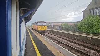 Class 56 passes through Acklington 24th may 2024 [upl. by Eamaj]