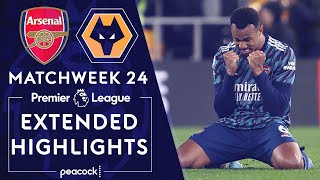 Wolves v Arsenal  PREMIER LEAGUE HIGHLIGHTS  2102022  NBC Sports [upl. by Liagaba]