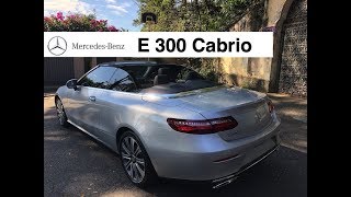 Mercedes E300 Cabrio  REVIEW COMPLETO [upl. by Carlynne]