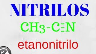 Nitrilos nomenclatura orgánica [upl. by Annaiv339]