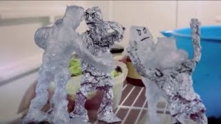 Saran Wrap VS Tin Foil  Mike Tompkins Shake The Ground [upl. by Ilajna]