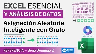 Asignación aleatoria inteligente aplicando restricciones modelado con grafos [upl. by Attelrahc]