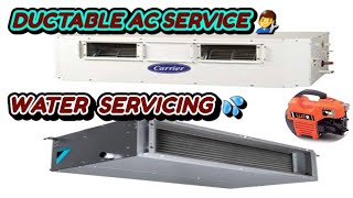 How to service Ductable ac indoor coil kaise service kare 85 tr ductable service mractechdaikin [upl. by Einahpehs]